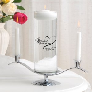 Personalized Floating Unity Candle Set