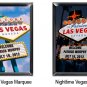 Personalized Vegas Marquee Framed Print