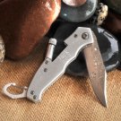 Personalized Klondike Folding Knife with Flashlight