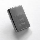 Personalized Zippo Black Ice
