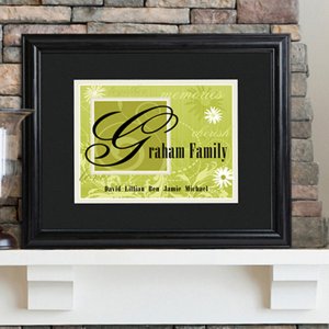 Personalized Family Name Frame