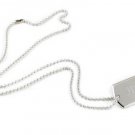 Personalized Small Nickel Plated Dog Tag