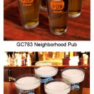 Personalized Pub Pint Glass Set