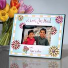 Mom in Flowers Personalized Photo Frame
