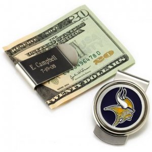 Personalized NFL Money Clip