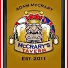 Personalized Traditional Pub Sign Bulldog