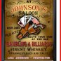 Personalized Traditional Pub Sign Cowgirl Saloon