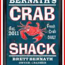Personalized Traditional Pub Sign Crab Shack