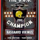 Personalized Traditional Pub Sign Fantasy Football