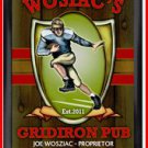Personalized Traditional Pub Sign Gridiron