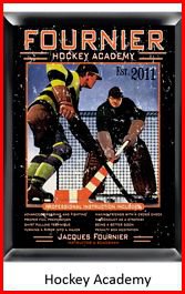 Personalized Traditional Pub Sign Hockey Academy