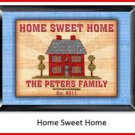 Personalized Traditional Pub Sign Home Sweet Home