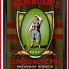 Personalized Traditional Pub Sign Longdrive