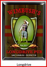 Personalized Traditional Pub Sign Longdrive