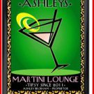 Personalized Traditional Pub Sign Martini Cosmo Chic