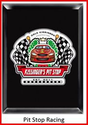Personalized Traditional Pub Sign Pit Stop Racing