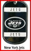 Personalized NFL Dog Tag New York Jets