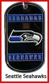 Personalized NFL Dog Tag Seattle Seahawks