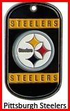 Personalized NFL Dog Tag Pittsburgh Steelers