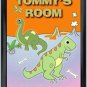 Personalized Childs Room Sign Dinosaur Crossing