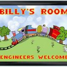 Personalized Childs Room Sign Choo Choo
