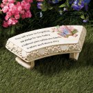 Solar Memorial Accent Bench