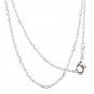 4 pieces of 18" Solid Sterling Silver 1mm Cable Chain