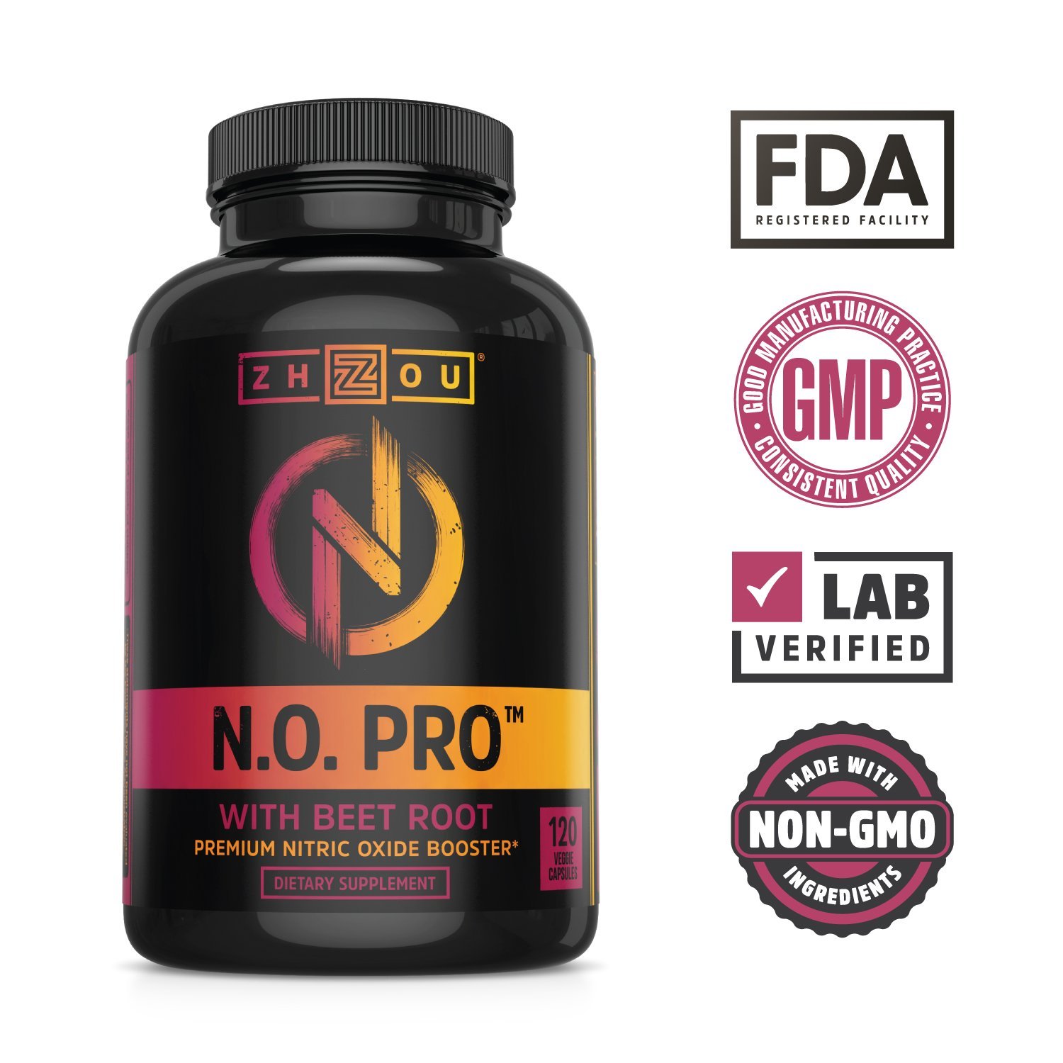 Nitric Oxide Supplement with L Arginine,Citrulline Malate,AAKG & Beet