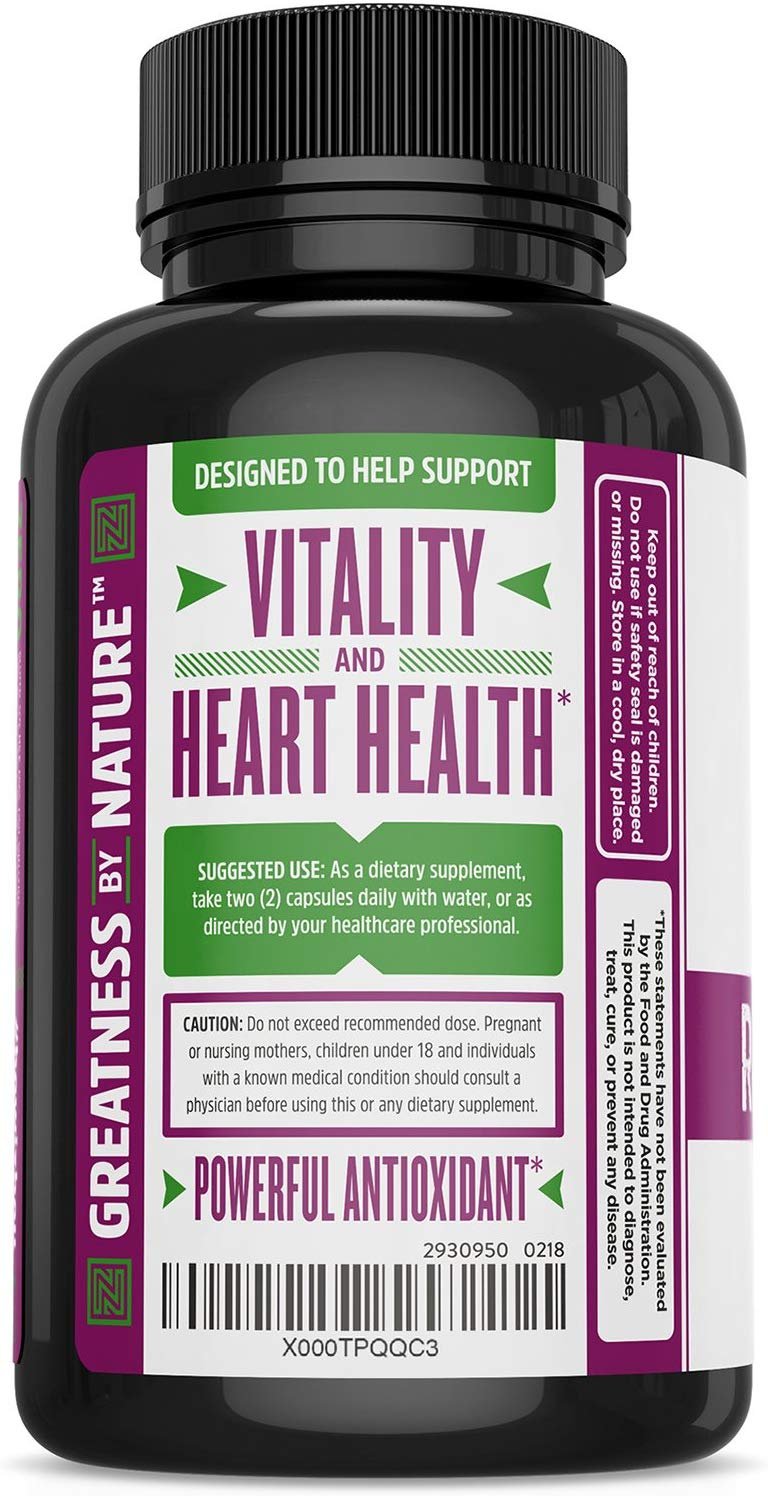 Resveratrol Supplement for Anti Aging, Immune System & Heart Health