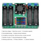 18650 Lithium Battery Capacity Tester LCD 4 Channel