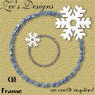 CU Snow Flake Frame