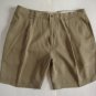 Tommy Bahama Men's Casual Pleated Beige Golf Shorts - sz. 40
