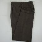 Jack Victor Men's Pleated  Light Brown Dress Pants  - sz. 36 x 33