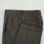 Jack Victor Men's Pleated  Light Brown Dress Pants  - sz. 36 x 33