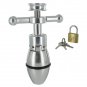 Trillium Steel Locking Anal Plug
