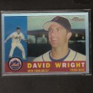 DAVID WRIGHT - 2009 Topps Heritage Chrome REFRACTOR - NY Mets DAVID WRIGHT - 2009 Topps Heritage Chrome REFRACTOR - NY Mets