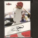 JD DREW - 2000 Fleer Fresh Ink AUTOGRAPH - Boston Red Sox JD DREW - 2000 Fleer Fresh Ink AUTOGRAPH - Boston Red Sox