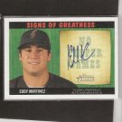 EDDY MARTINEZ - 2005 Bowman AUTOGRAPH Rookie - Orioles & Cardinals