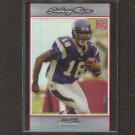 SIDNEY RICE 2007 Bowman Chrome REFRACTOR RC - Vikings & South Carolina Gamecocks