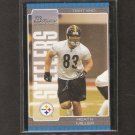 HEATH MILLER 2005 Bowman ROOKIE CARD - STEELERS & Virginia Cavaliers
