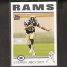 STEVEN JACKSON 2004 Topps ROOKIE CARD - Rams & Oregon State Beavers STEVEN JACKSON 2004 Topps ROOKIE CARD - Rams & Oregon State Beavers