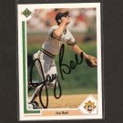 JAY BELL - Pittsburgh Pirates - 1991 Upper Deck AUTOGRAPH