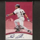 BOBBY ABREU - 1997 Donruss Signature ROOKIE Autograph - LA Angels