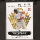 MANNY RAMIREZ - 2008 Topps Moments & Milestones - Red Sox & Dodgers MANNY RAMIREZ - 2008 Topps Moments & Milestones - Red Sox & Dodgers