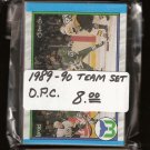 1989-90 Hartford WHALERS Team Set - O-Pee-Chee