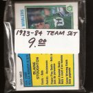 1983-84 Hartford WHALERS Team Set - O-Pee-Chee
