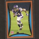 JAYMAR JOHNSON - 2008 Bowman ORANGE ROOKIE - Vikings & Jackson State JAYMAR JOHNSON - 2008 Bowman ORANGE ROOKIE - Vikings & Jackson State