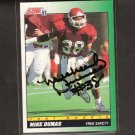 MIKE DUMAS - Oilers & Indiana Hoosiers - AUTOGRAPH ROOKIE