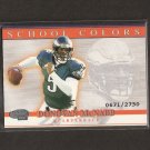 DONOVAN McNABB - 2001 Pacific Invincible School Colors - Syracuse Orange DONOVAN McNABB - 2001 Pacific Invincible School Colors - Syracuse Orange
