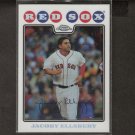 JACOBY ELLSBURY 2008 Topps Chrome REFRACTOR - Red Sox